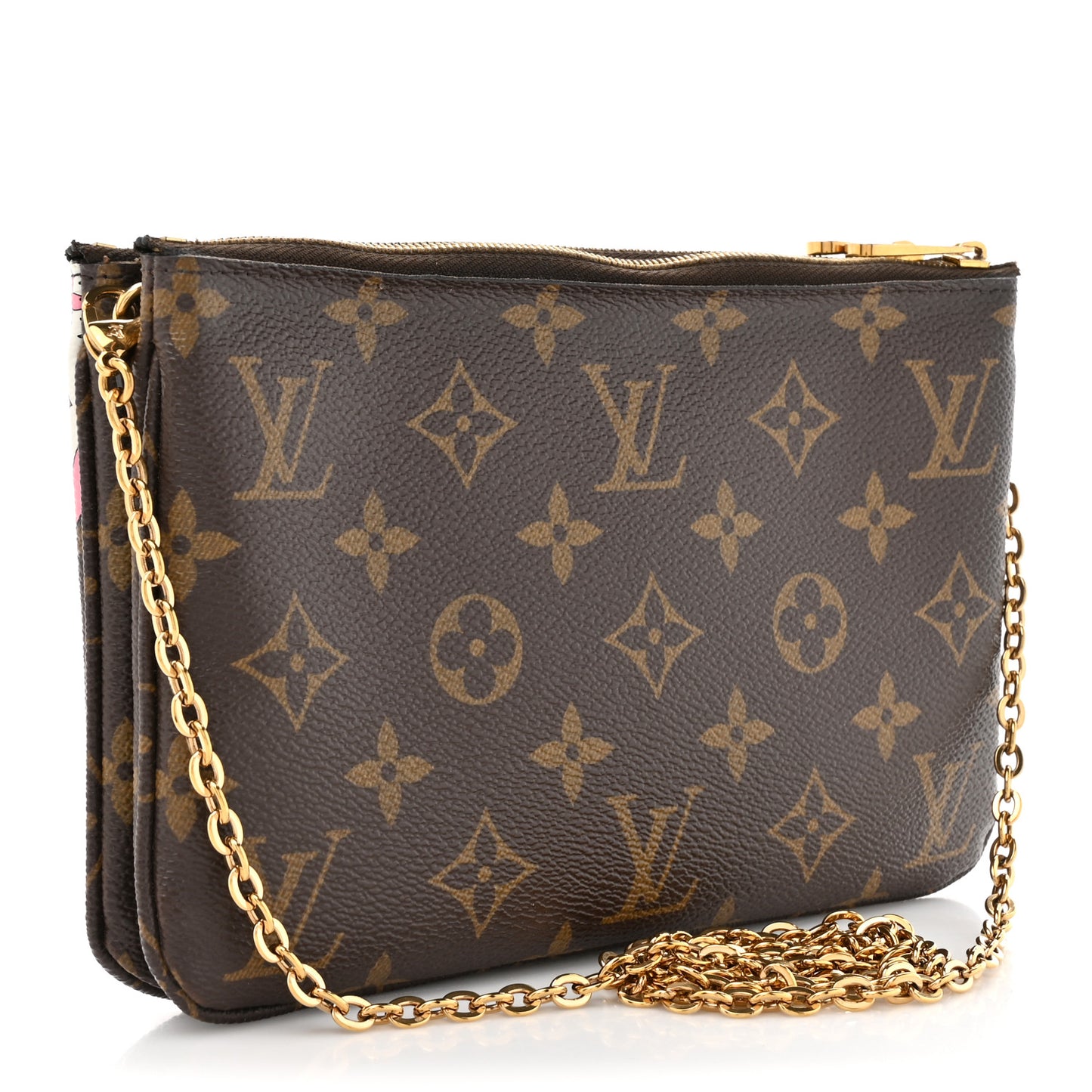 Monogram 2019 Christmas Animation Double Zip Pochette