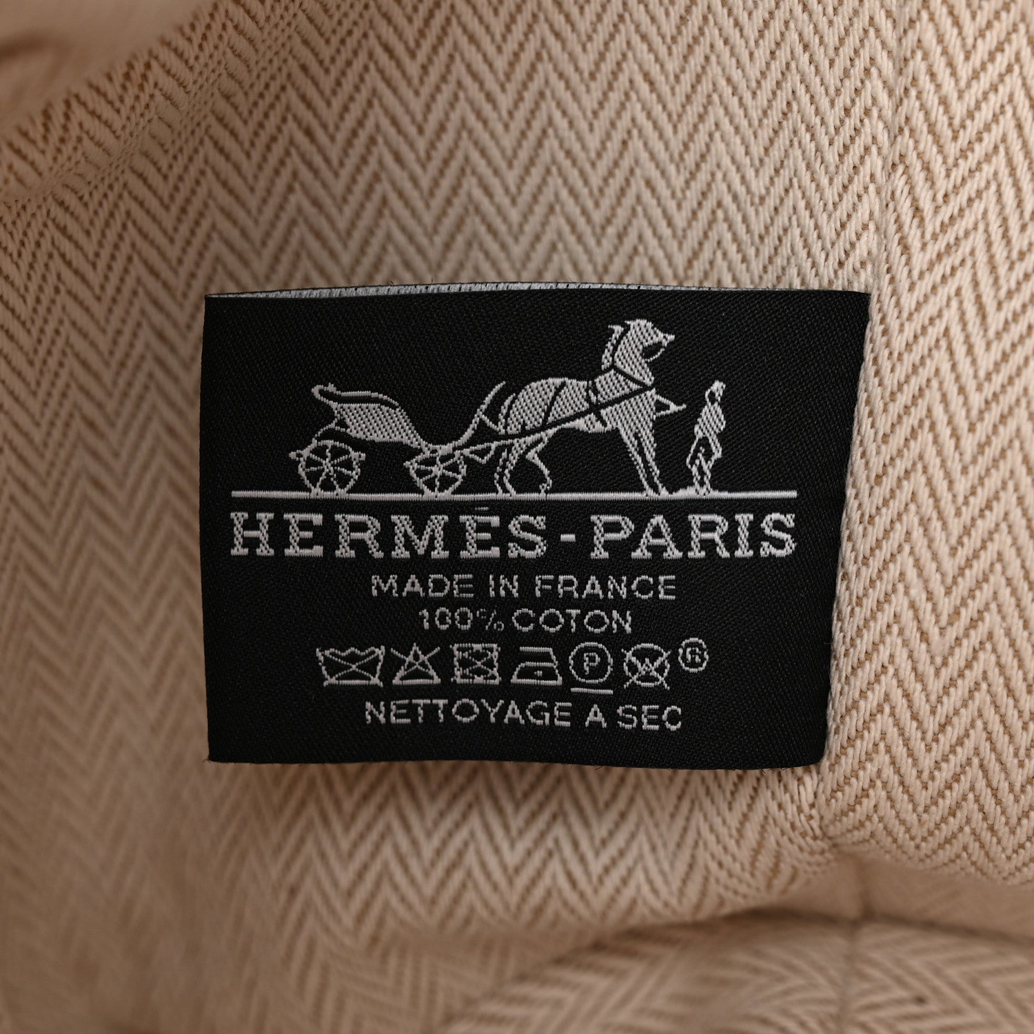 Hermes Cotton Canvas H Pavillon Small Bride-A-Brac Pouch Rouge H 6 of 8