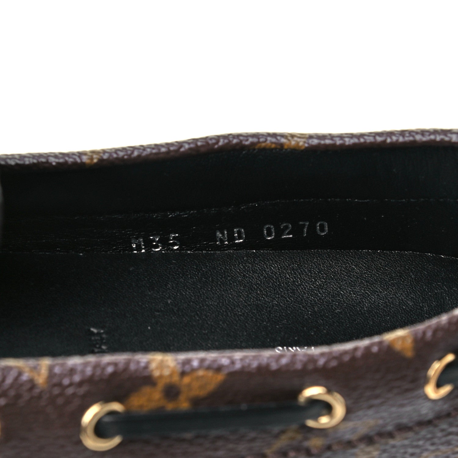 Louis Vuitton Patent Reverse Monogram Gloria Loafers 35 7 of 9