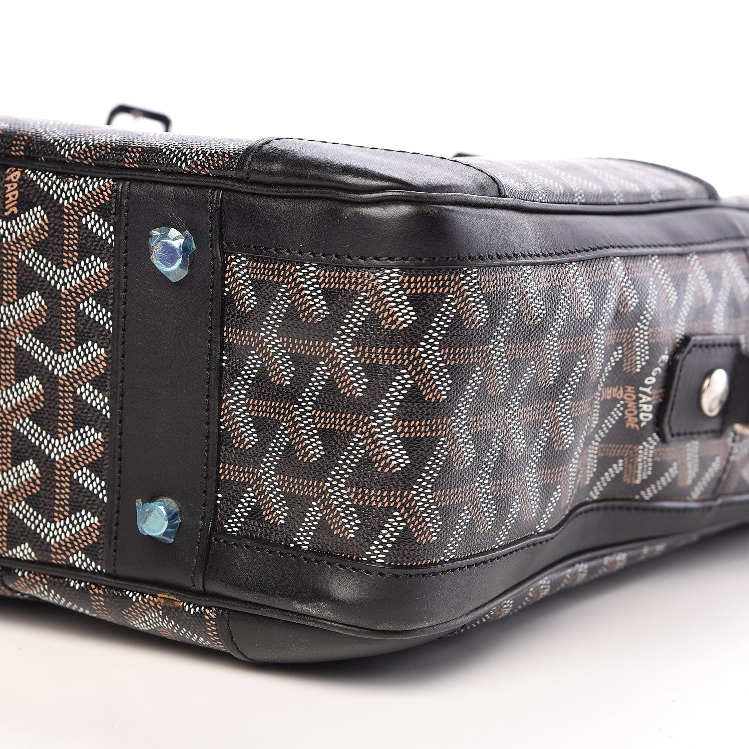 Goyard Goyardine Ambassade MM Briefcase Black 8 of 9