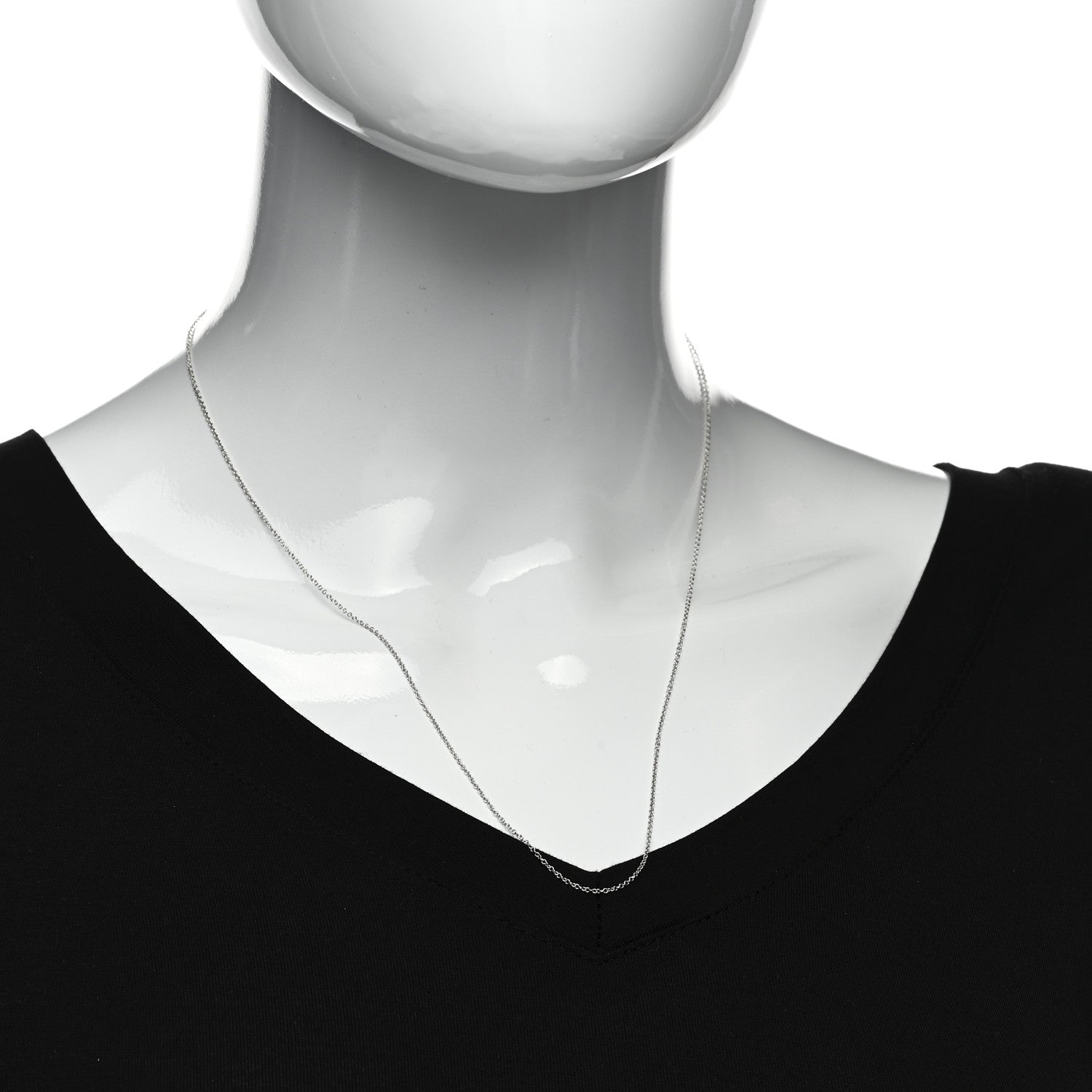 Tiffany Sterling Silver Chain Necklace 2 of 5