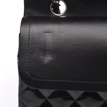 Chanel Patent Quilted Medium Double Flap Black 12 of 13