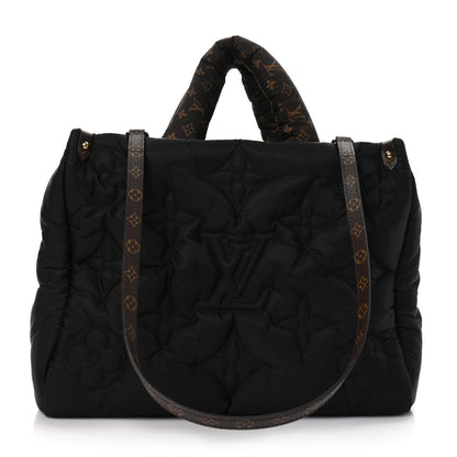 Louis Vuitton Econyl Monogram Pillow Giant Onthego MM Black 1 of 10
