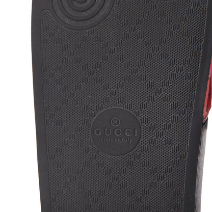 Gucci GG Supreme Monogram Blooms Slide Sandals 41 Beige Multicolor 7 of 7