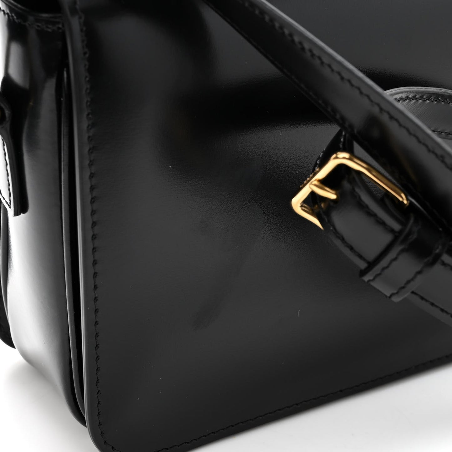 Shiny Calfskin Teen Triomphe Black