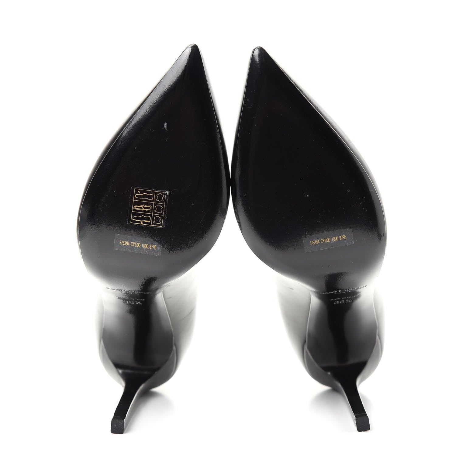 Saint Laurent Calfskin 105 Pumps 36.5 Black 6 of 11
