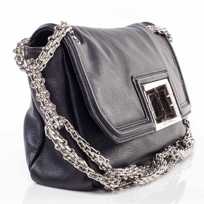 Chanel Leather Mademoiselle Lock Flap Bag Black 3 of 9