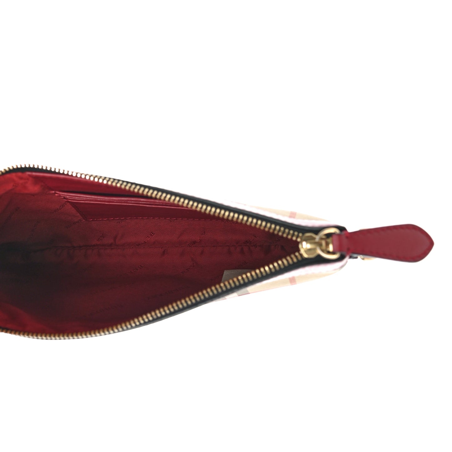 Horseferry Check Peyton Crossbody Clutch Bag Parade Red