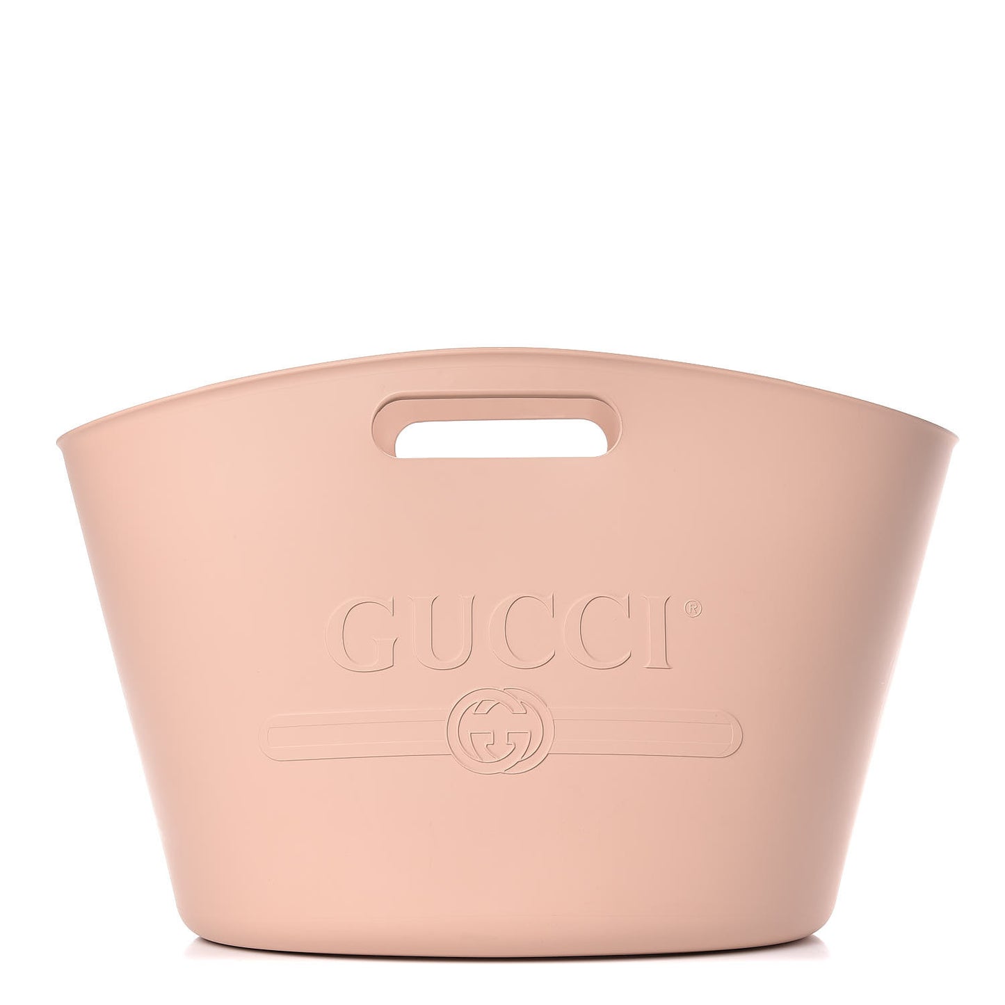 Rubber Oversized Logo Tote Rosa