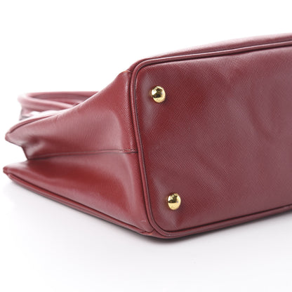 Prada Saffiano Lux Medium Tote Fuoco 5 of 8