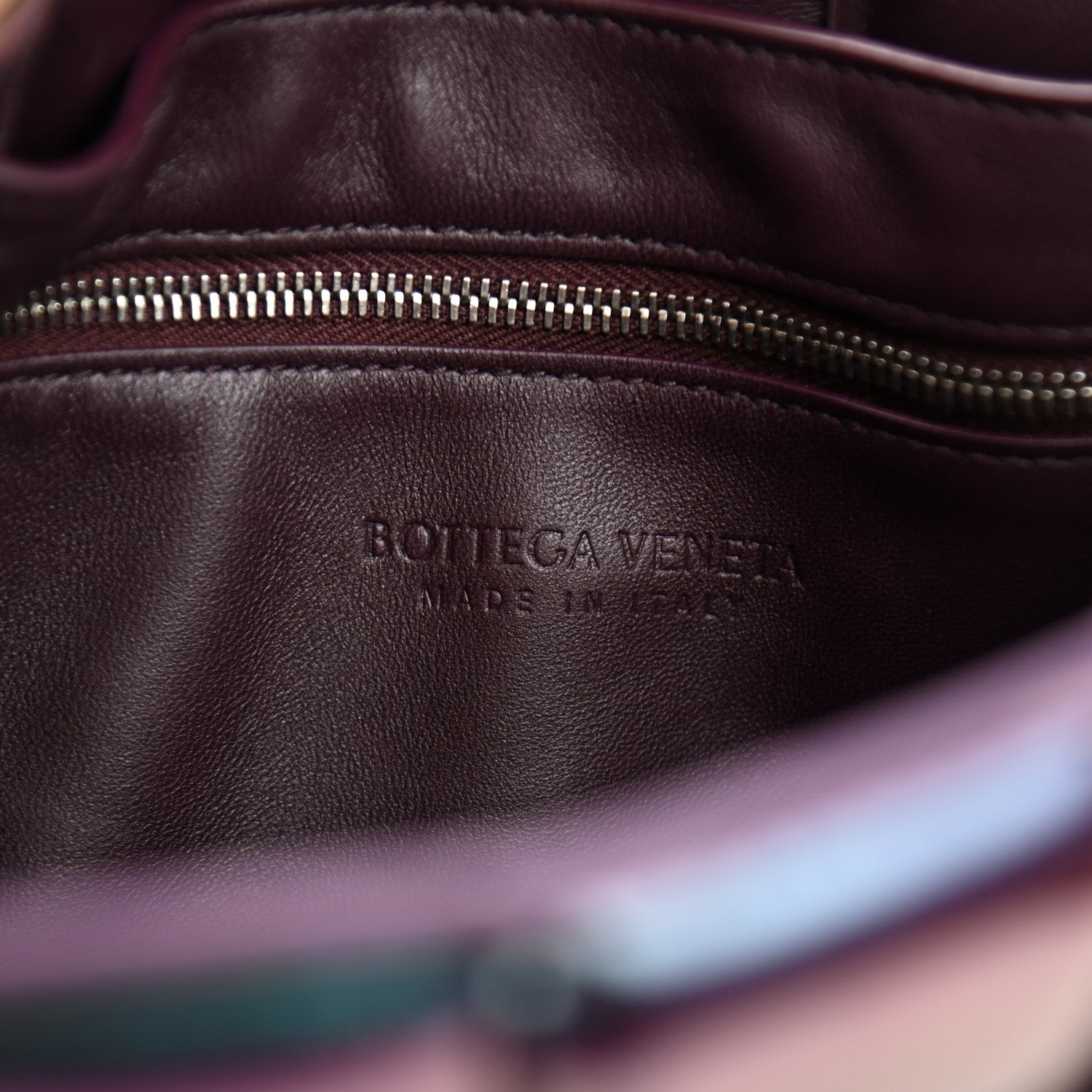 Bottega Veneta Glossy Nail Polish Nappa Maxi Intreccio Padded Cassette Crossbody Bag Holographic 6 of 10