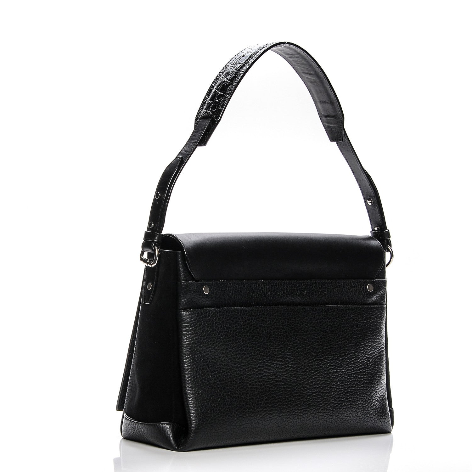 Proenza Schouler Calfskin PS Elliot Black 3 of 8