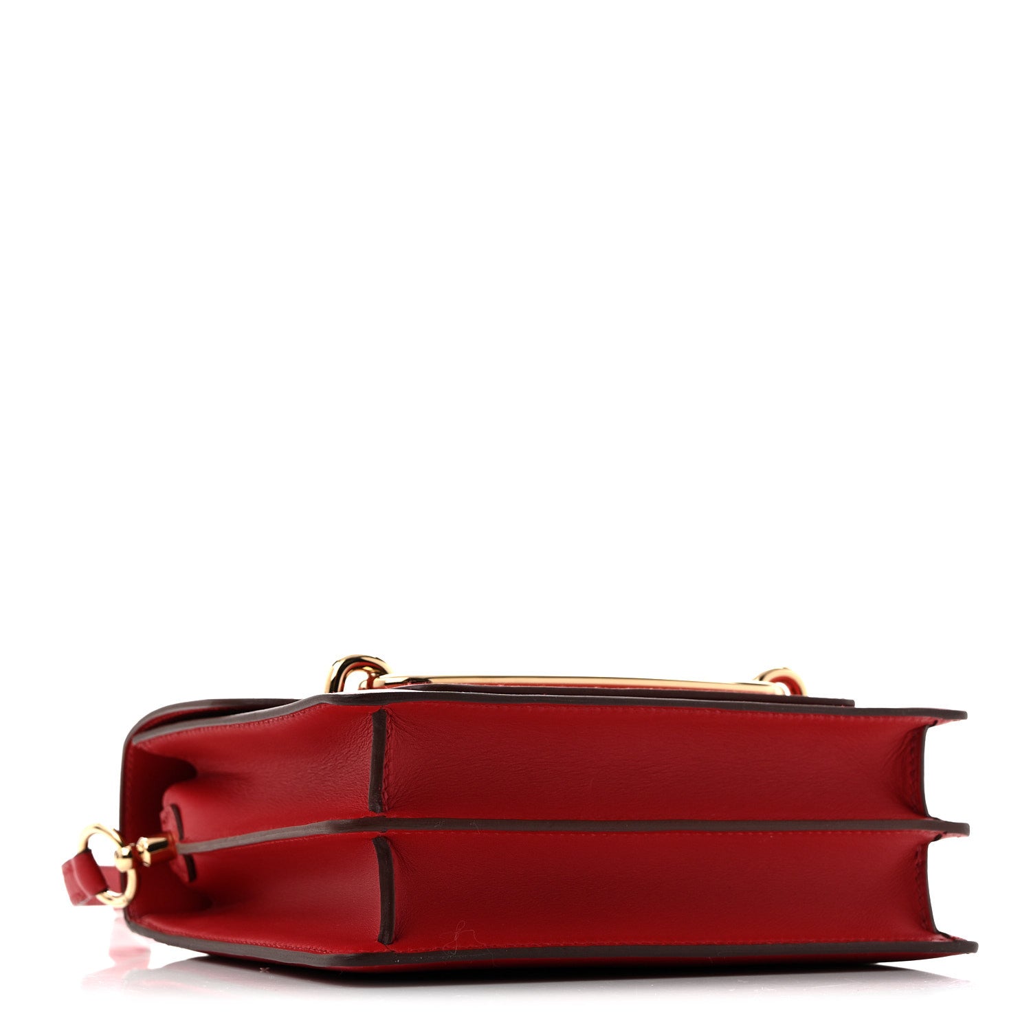 Hermes Allegro Mini Sac Roulis Rouge Piment 4 of 12