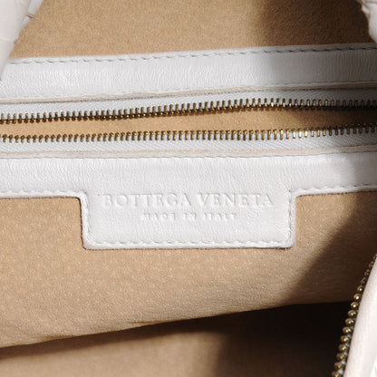 Bottega Veneta Nappa Intrecciato Flower Medium Veneta Hobo White 6 of 11