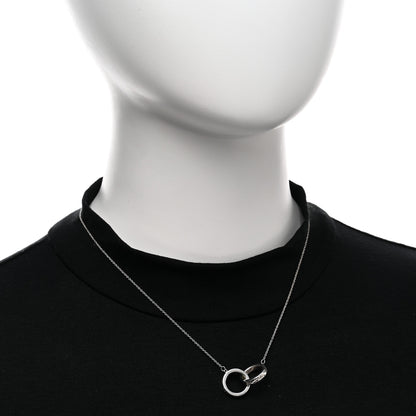 Tiffany Sterling Silver 1837 Interlocking Circles Pendant Necklace 2 of 4