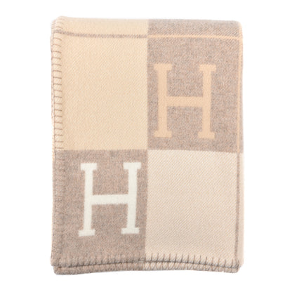 Hermes Wool Cashmere Avalon III Blanket Coco Camomille 1 of 3
