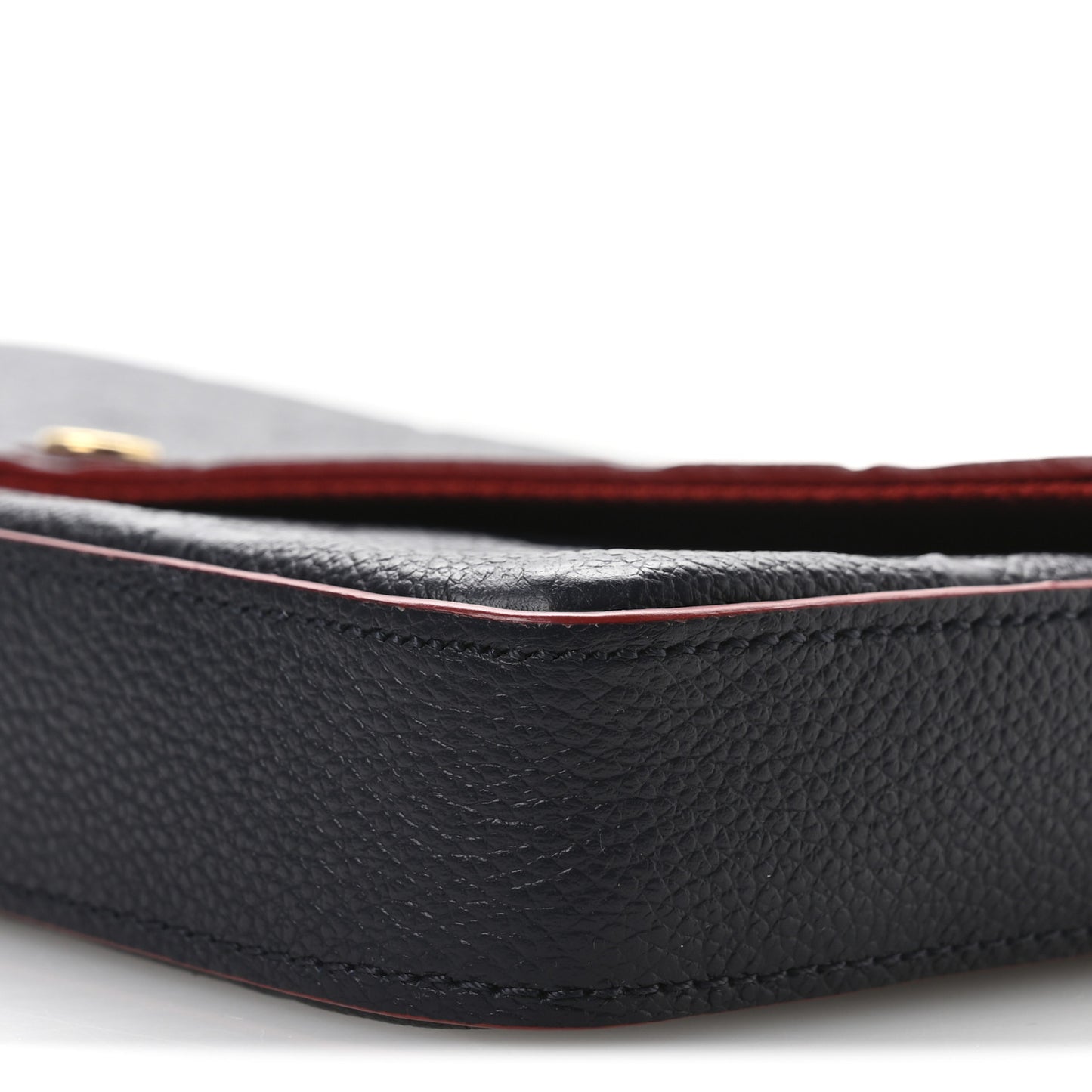 Empreinte Pochette Felicie Chain Wallet Marine Rouge