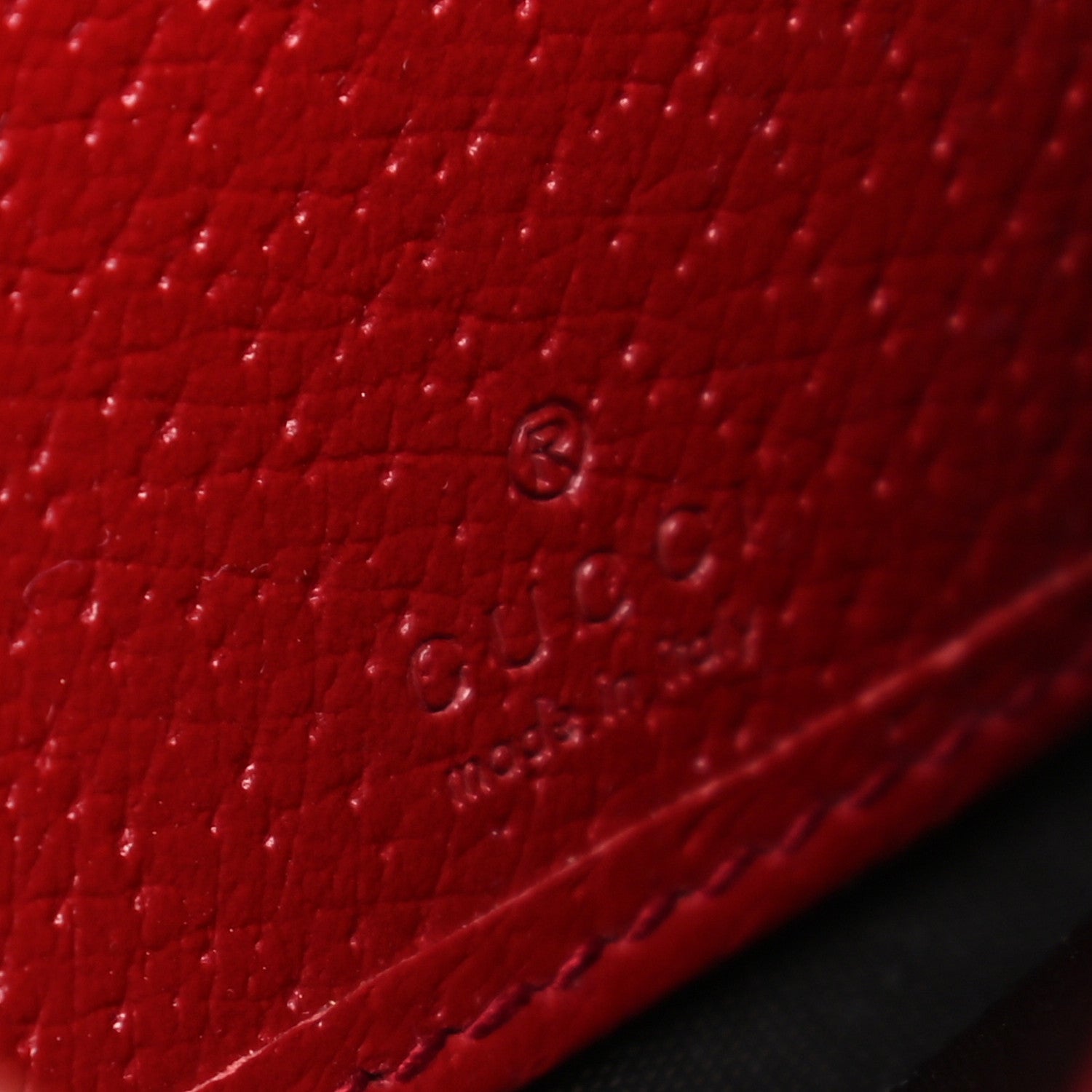 Gucci GG Supreme Monogram Tian Continental Wallet Beige Multicolor Red 6 of 7