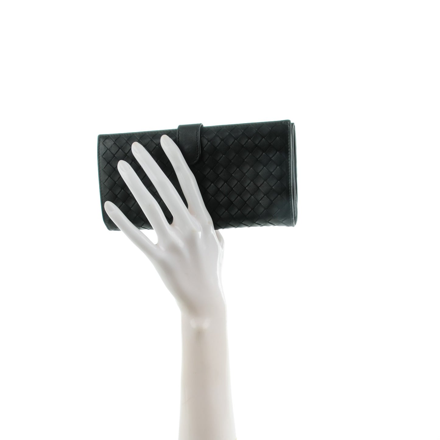 Nappa Intrecciato Continental Wallet Black