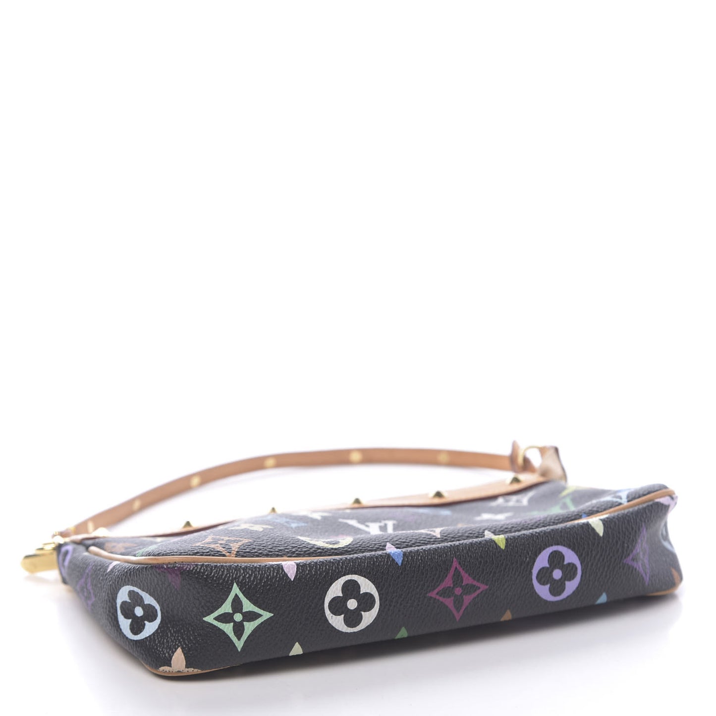 Monogram Multicolor Pochette Accessories Black