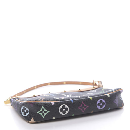 Louis Vuitton Monogram Multicolor Pochette Accessories Black 4 of 10