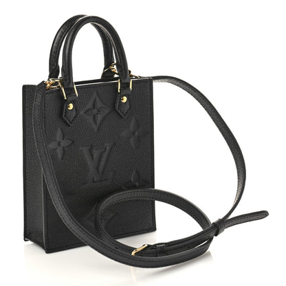 Louis Vuitton Empreinte Monogram Giant Petit Sac Plat Black 3 of 8