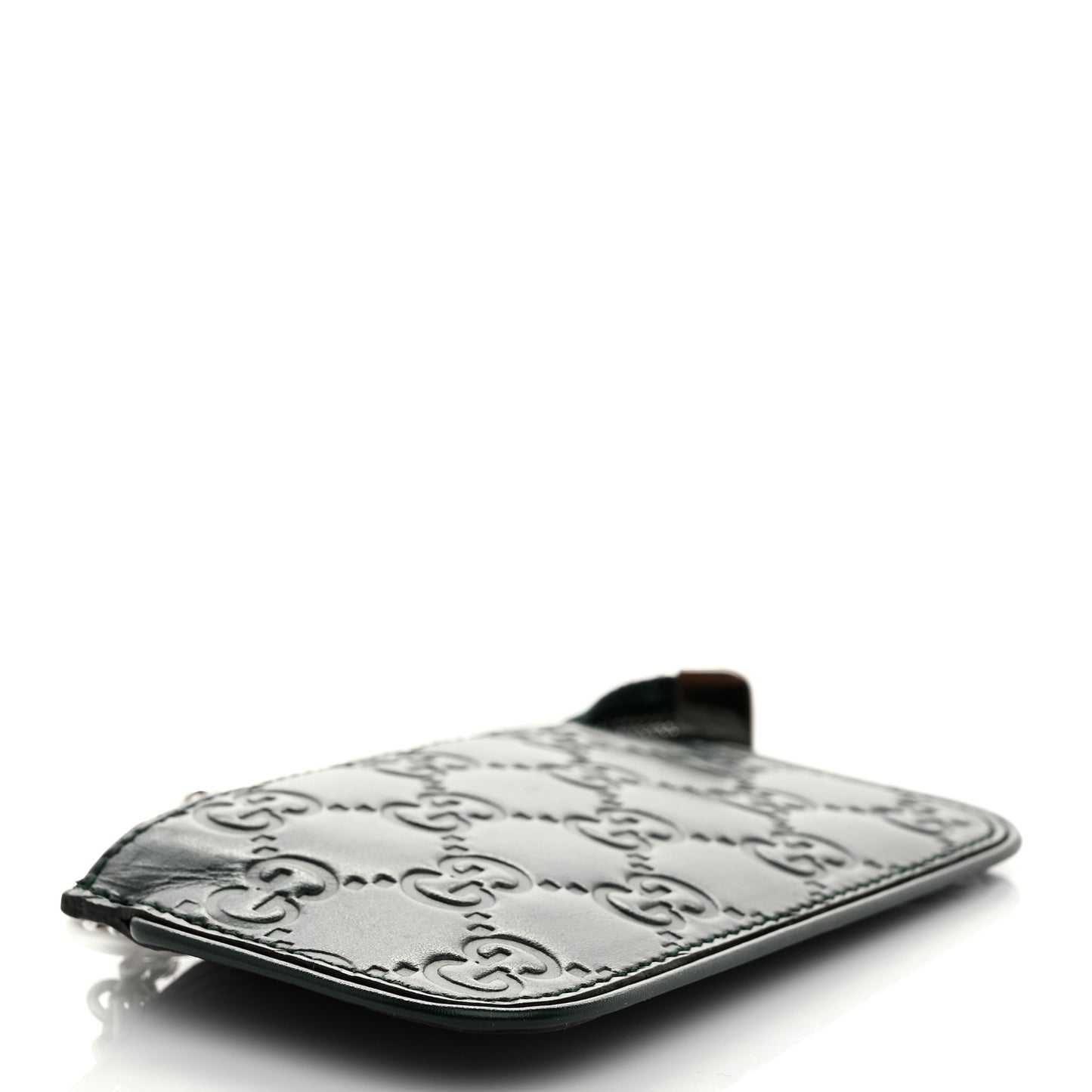 Guccissima Key Case Green