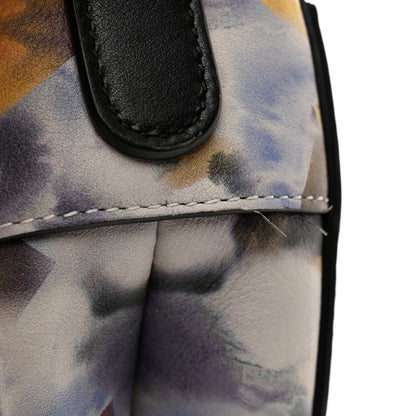 Christian Dior Calfskin Embroidered Kaleidiorscopic Saddle Bag Multicolor 10 of 10