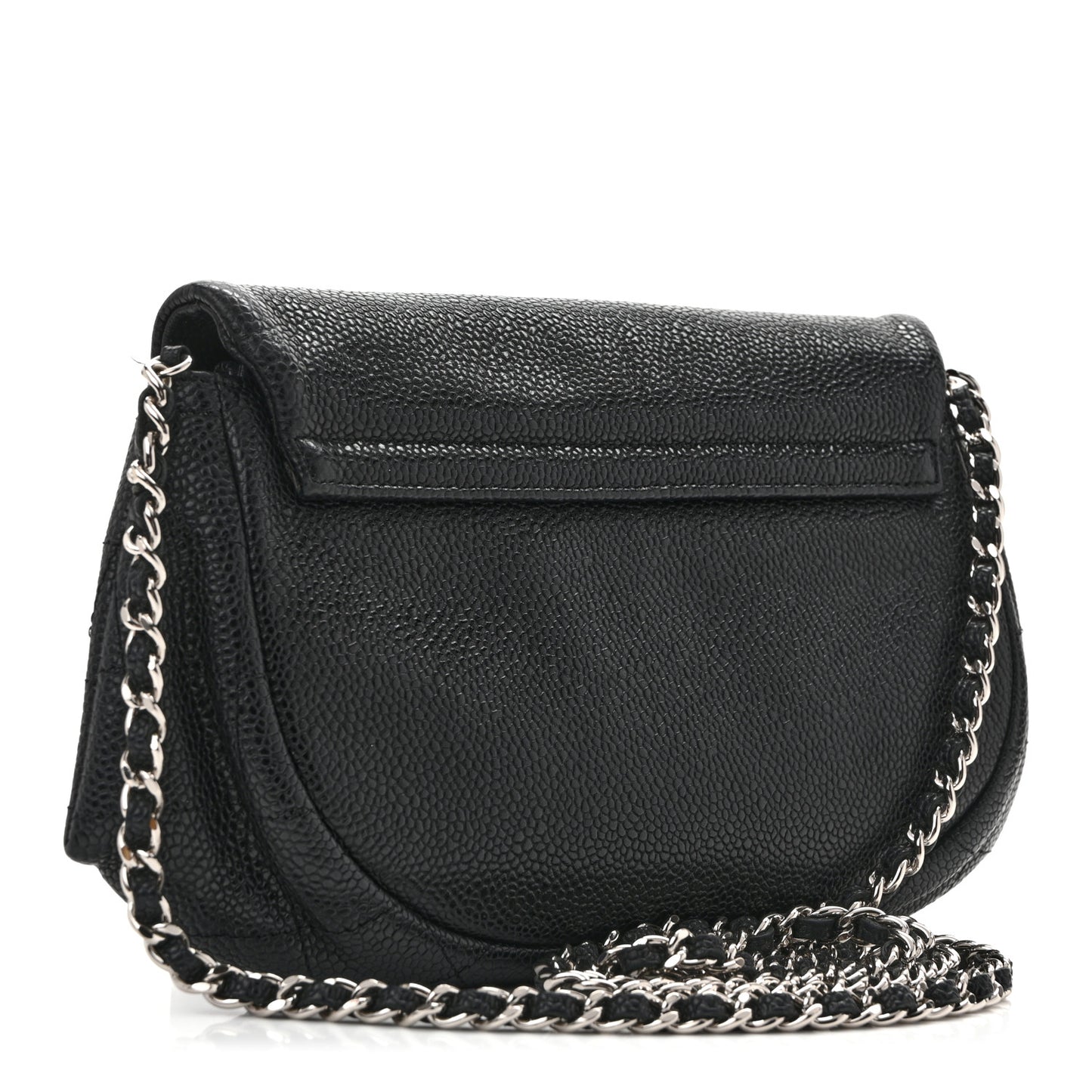 Caviar Half Moon Wallet On Chain WOC Black