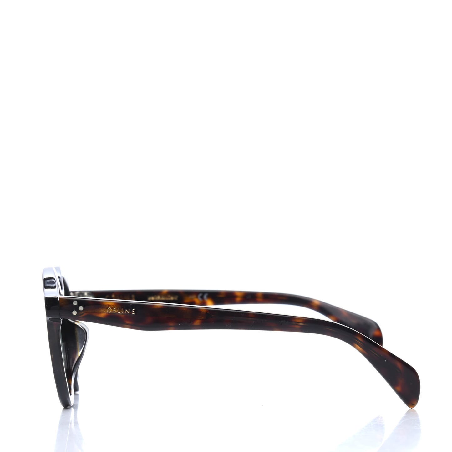 Round Sunglasses CL40034F Dark Havana