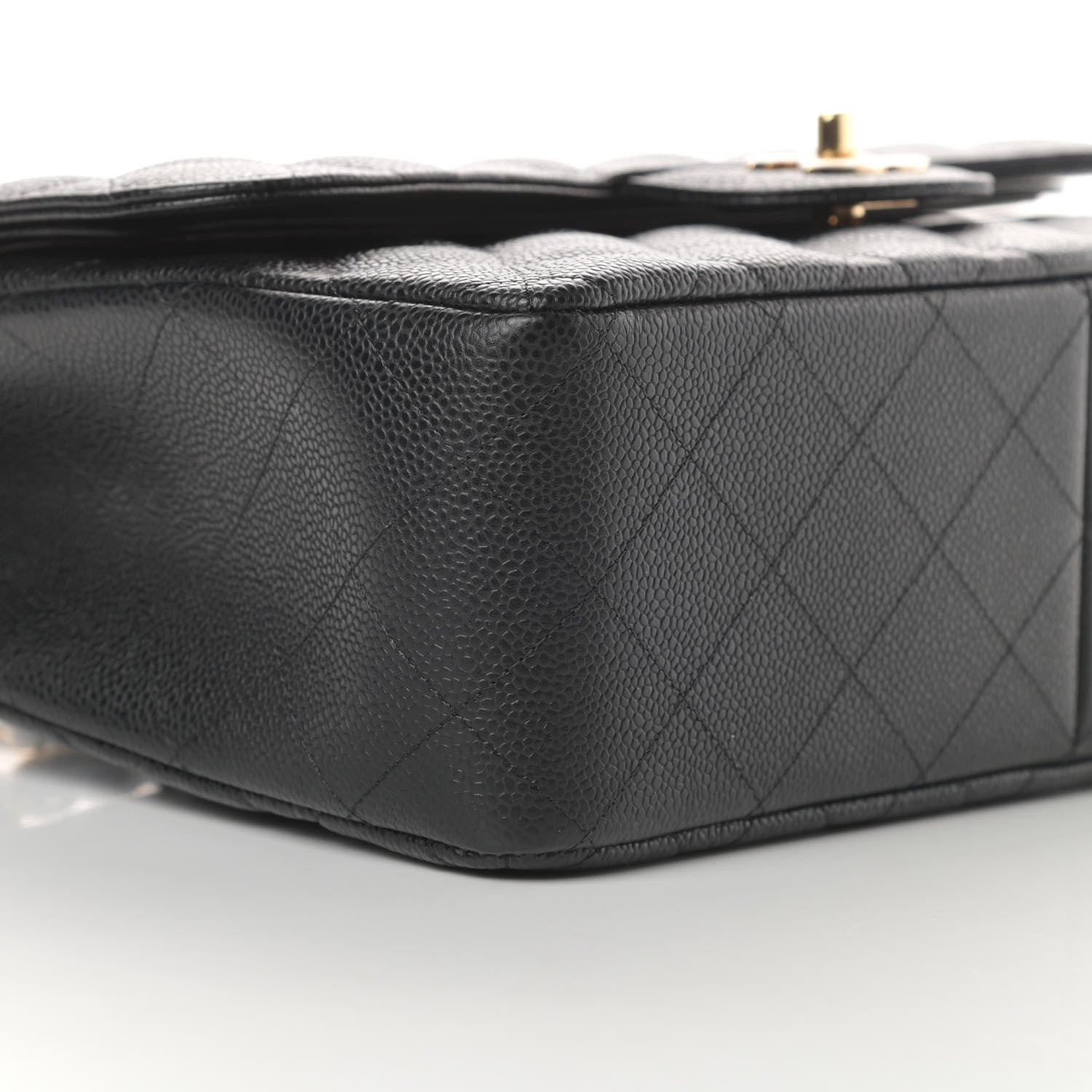 Chanel Caviar Quilted Jumbo Double Flap Black 9 of 12