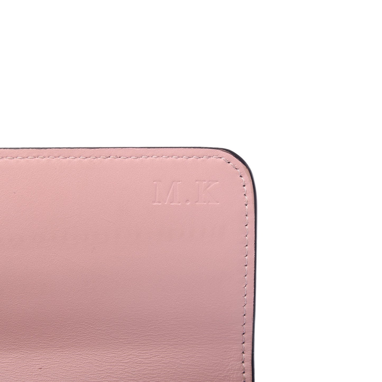 Patent Calfskin Monogram Cherrywood Wallet Rose Ballerine