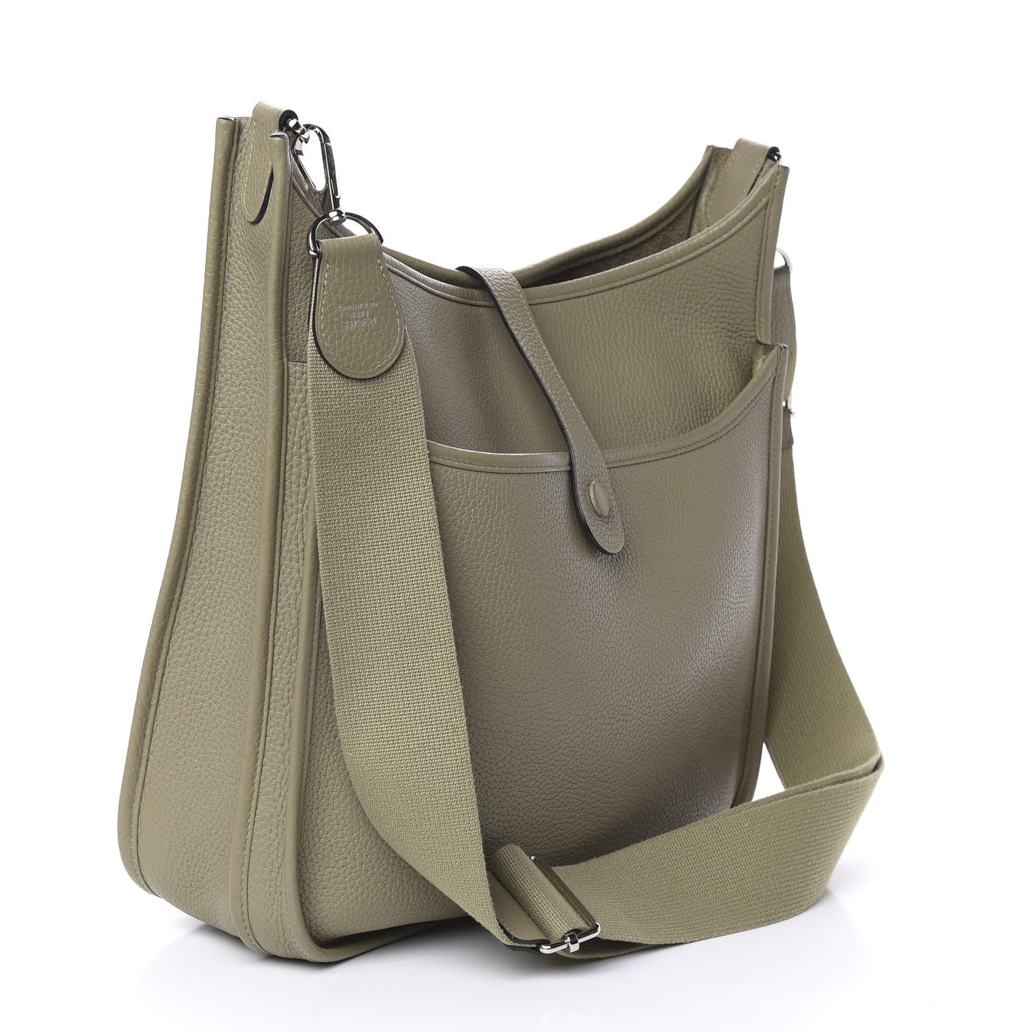 Hermes Taurillon Clemence Evelyne III GM Sauge 3 of 12