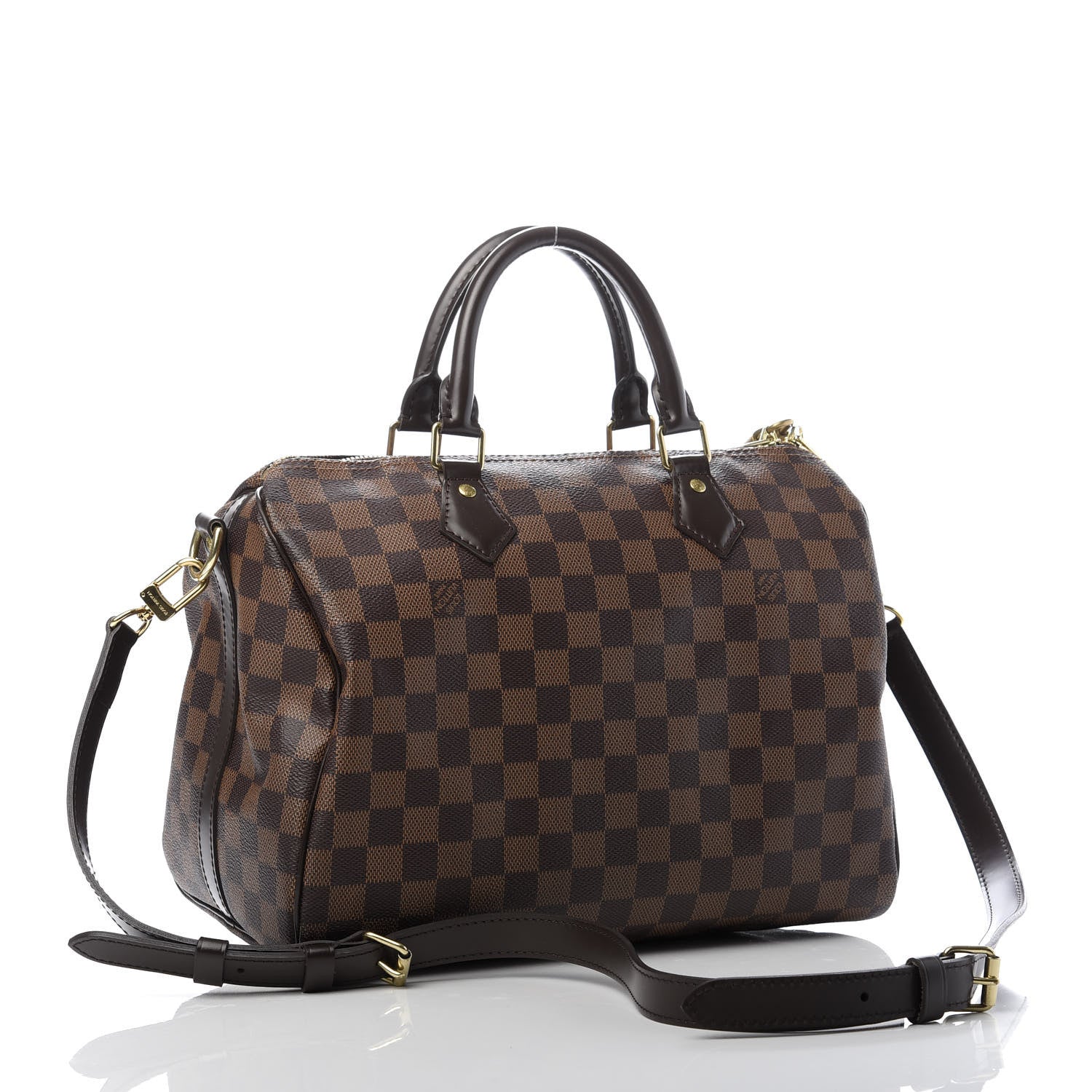 Louis Vuitton Damier Ebene Speedy Bandouliere 30 3 of 10