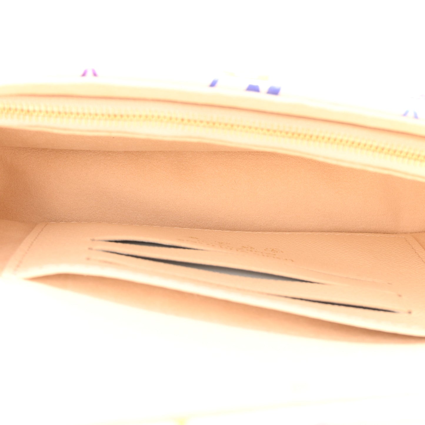 LV X TM Monogram Multicolor Ivy Wallet On Chain White