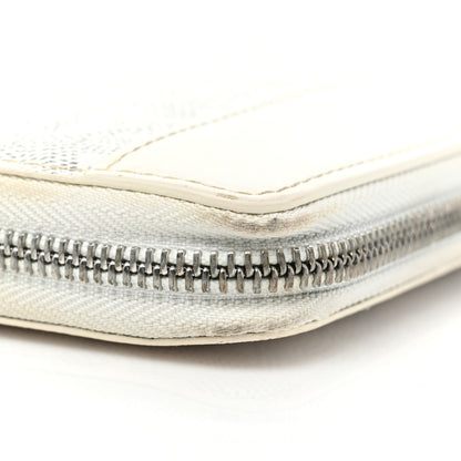 Goyard Goyardine Matignon Zip Around GM Wallet White 24 of 29
