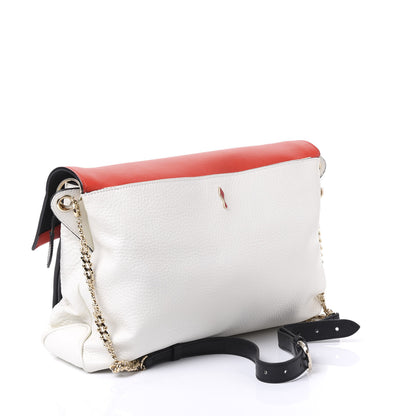 Christian Louboutin Calfskin Scarab Medium Triple Pocket Shoulder Bag Multicolor 2 of 8