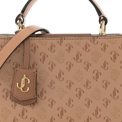 Jimmy Choo Calfskin Mini Varenne Top Handle Tan 8 of 11