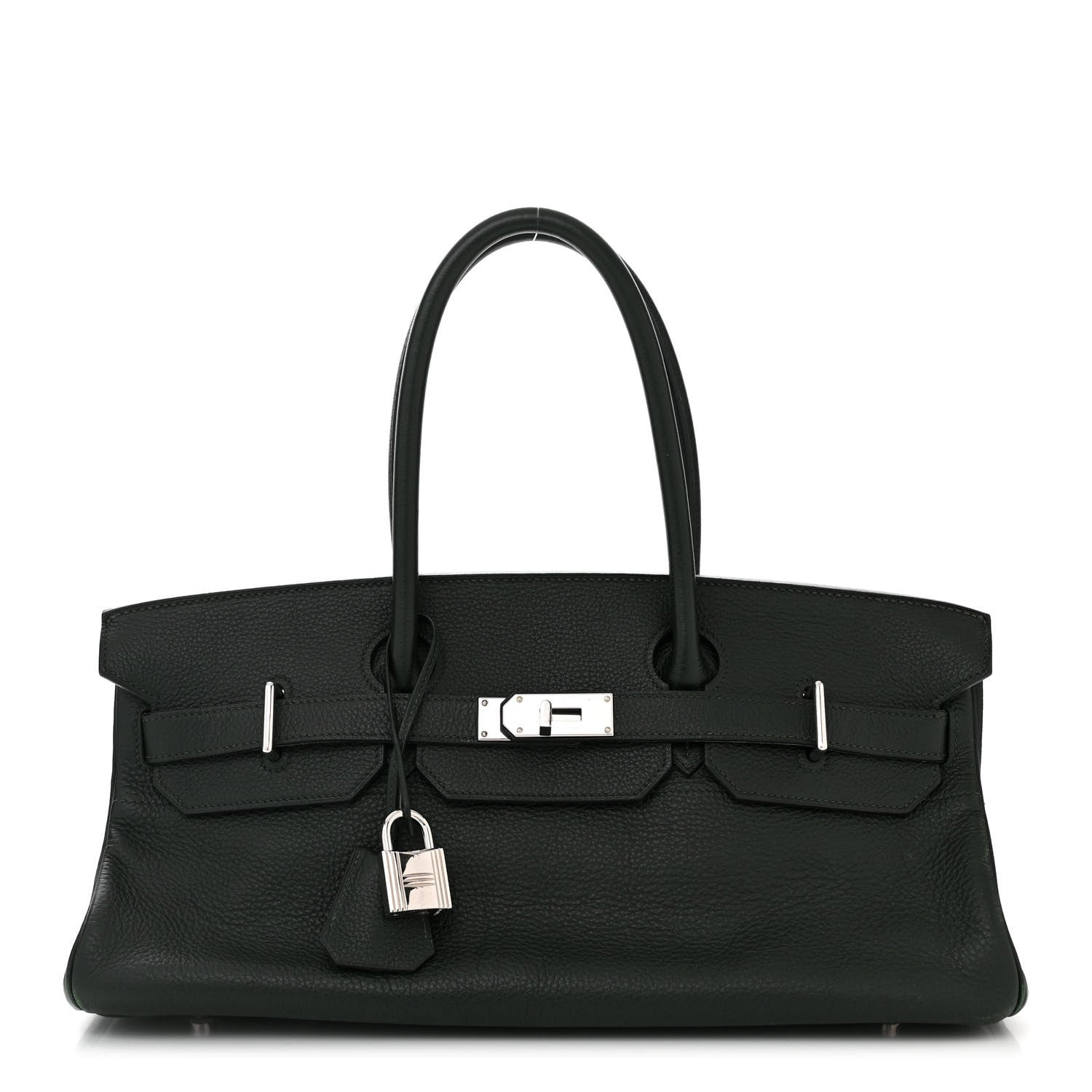 Hermes Taurillon Clemence JPG Birkin 42 Vert Fonce 1 of 11