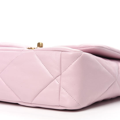 Chanel Lambskin Quilted Large Chanel 19 Flap Light Pink 7 of 11
