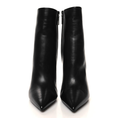 Saint Laurent Calfskin Opyum Ankle Boots 38 Black 2 of 7