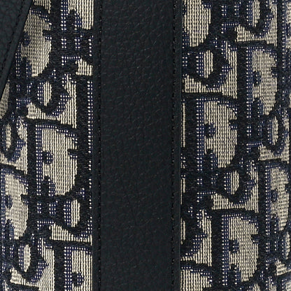 Christian Dior Oblique Vertical Roller Messenger Bag Blue 7 of 10