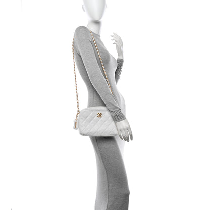 Chanel Caviar Quilted Camera Case White 2 of 15