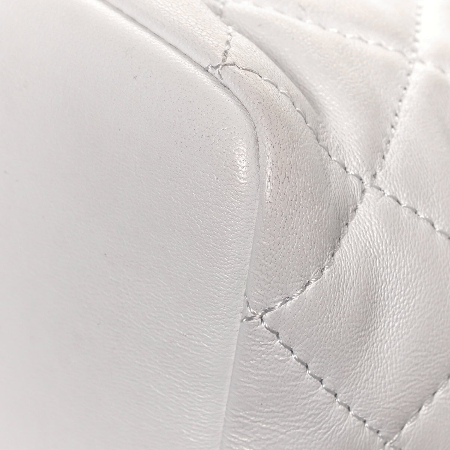 Chanel Lambskin Quilted Small Perfect Meeting Hobo White 12 of 17