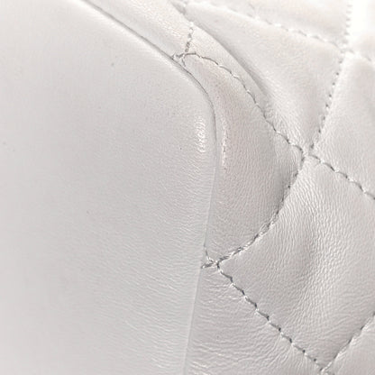 Chanel Lambskin Quilted Small Perfect Meeting Hobo White 12 of 17
