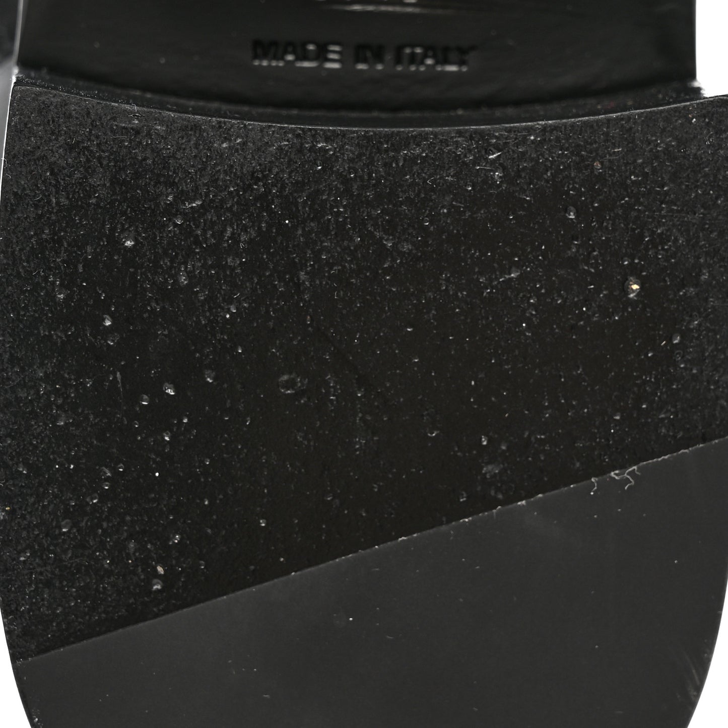 Calfskin Chain HIgh Boots 37.5 Black