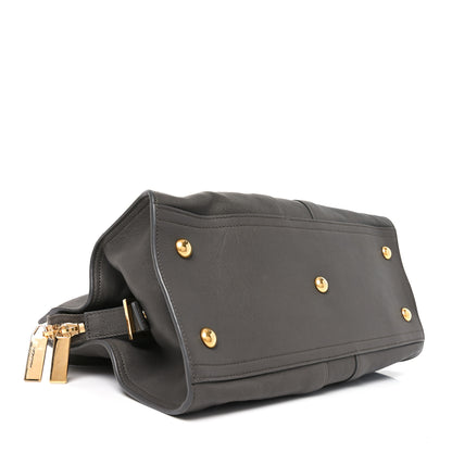 Saint Laurent Sheepskin Medium Cabas ChYc Grey 4 of 10