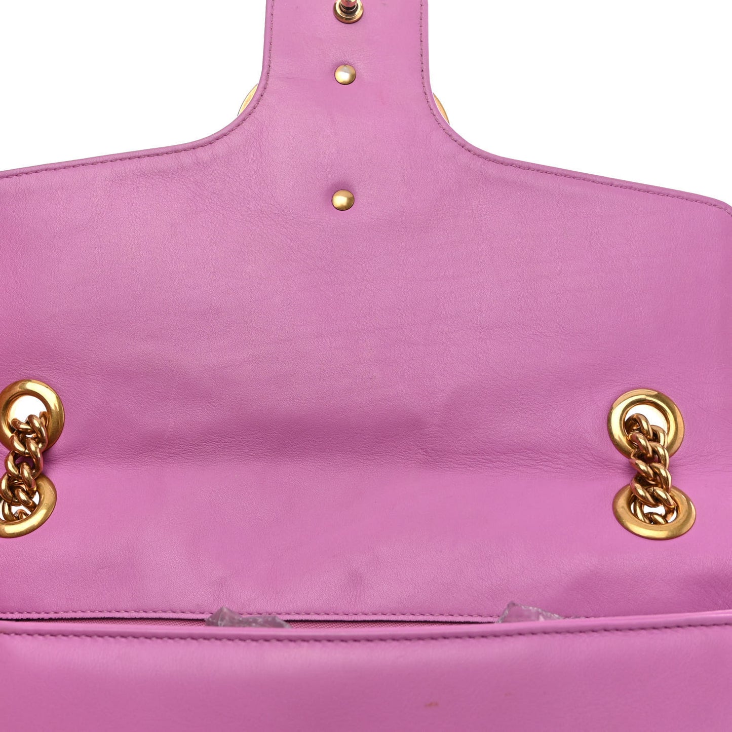 Calfskin Matelasse Medium GG Marmont Shoulder Bag Candy Mousse