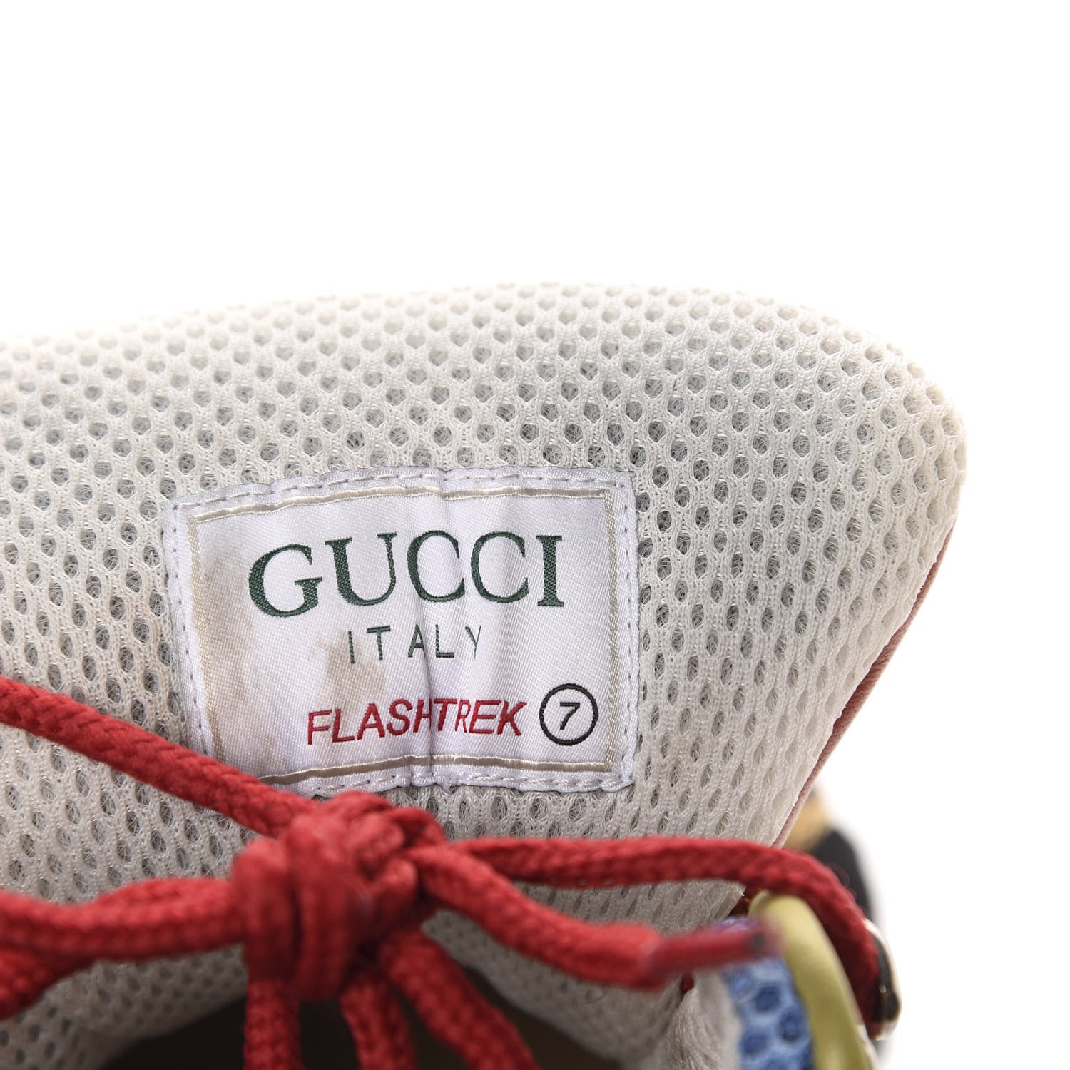 Gucci X SEGA Technical Canvas Calfskin Removable Crystals Mens Flashtrek Sneakers 7 Multicolor 12 of 13