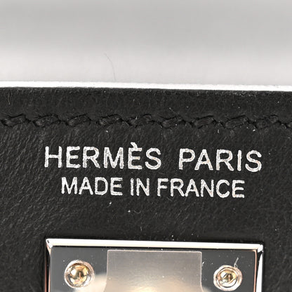 Hermes Swift Kelly Danse Anate Fringed Belt Bag Black 6 of 11